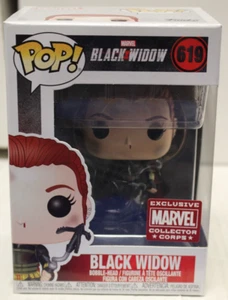 Funko BLACK WIDOW POP HEROES #619 (2020) Marvel Collector Corps Exclusive, NEW - Picture 1 of 4