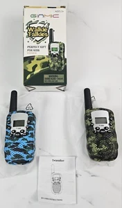 Walkie Talkies Toys for Kids 3+ Mini Green/Blue Camo (2) Walkie Talkies - Picture 1 of 5
