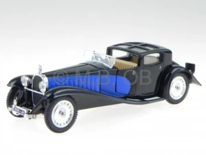 Bugatti Royale black-blue 1930 diecast model car Solido 1/43 - Picture 1 of 4