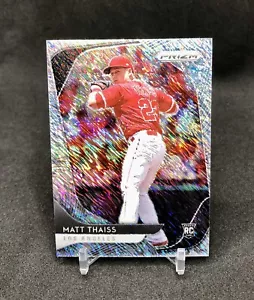 2020 Prizm Matt Thaiss /7 WHITE SHIMMER PRIZM SSP Rookie Card No. 68 โMATTYโ ๐ - Picture 1 of 12