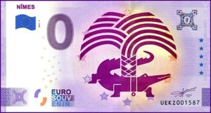 NIMES / BILLET 0 € / NULL EURO-SCHEIN / UEKZ 2021-7 - Picture 1 of 1