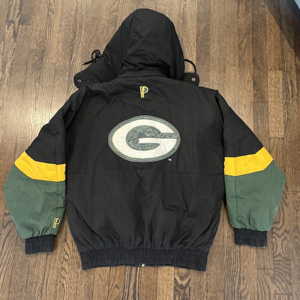 Chaqueta Green Bay Packers Mediana Champion Vintage Verde Cierre Completo Foto 1 de 4