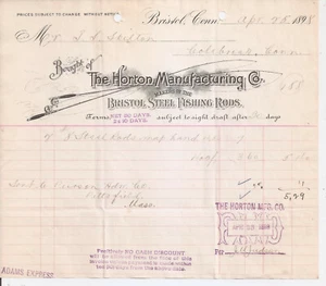Ricevuta di fabbricazione Horton 25 aprile 1898 vintage firmata T S Skilton & Sons! - Foto 1 di 1