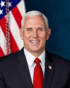 Portrait officiel du vice-président Mike Pence - 8x10 - Haute qualité/livraison gratuite