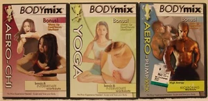 3 Body Mix Workout Fitness Übung DVD Set Aero Chi Pumpe/Kick Yoga - Bild 1 von 5