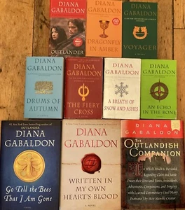 Complete Outlander book set by Diana Gabaldon and Companion hardcover -Large Lot - Picture 1 of 1