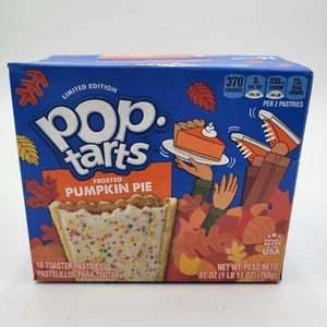 Kellogg's Pop-Tarts 16ct Frosted Pumpkin Pie Edizione Limitata BB Maggio 2025 - Foto 1 di 4
