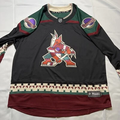 Nueva camiseta 3XL Fanatics Breakaway NHL Arizona Coyotes Kachina Logo 2021/22 para hombre Foto 1 de 4