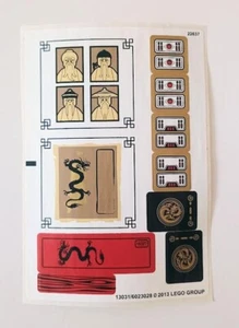 Lego 70505 Temple of Light Original Sticker Sheet - Authentic Decals - NINJAGO - Picture 1 of 1