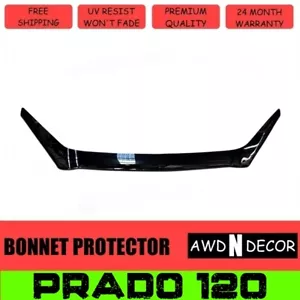 Bonnet Protector for Toyota Landcruiser Prado 120 Series 2003 - 2009 Guard - Picture 1 of 5