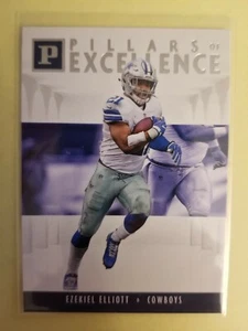2018 Panini Pillars of Excellence #6 Ezekiel Elliott Dallas Cowboys - Picture 1 of 2