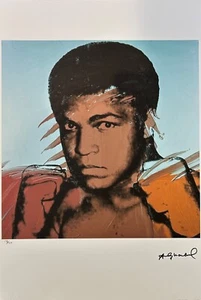 Andy Warhol "Muhammed Ali" Limited Edition (28/100) Off Set Lithograph - Picture 1 of 8