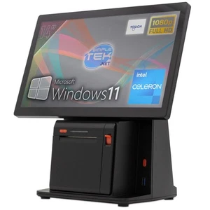 Pos 14 " Touch Tout en Un RAM 8gb SSD 480gb Imprimante Thermique Double Écran - Photo 1/8