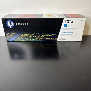 Original HP 201A (CF401A) Tonerkassette Cyan Neu in versiegelter Verpackung - OEM - Bild 1 von 4