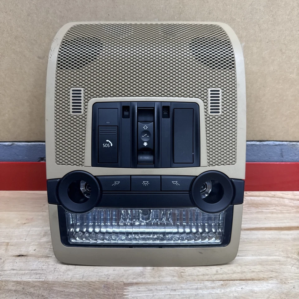 2008-2014 BMW X5 E70 - Dome Map Light Sun Roof Switch 9225941 Tan Foto 1 de 4