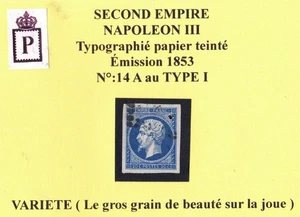 REF A14A-77-N°:14 A -VARIETE (Legros grain de beauté sur la joue ) - Picture 1 of 3
