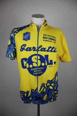 Tina Tinazzi Garlatti Parma Maillot Cyclisme Homme Tg 2XL 7 Man Shirt Bike Sport - Photo 1/4