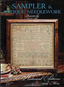 Sampler & Antique Needlework Quarterly Magazine- Summer 2004 - Picture 1 of 2
