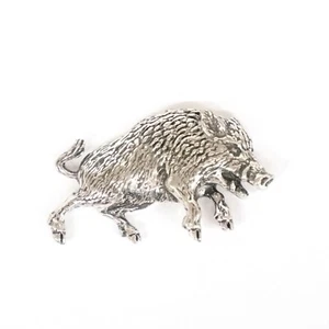 WILDSCHWEIN KEILER Pin Anstecknadel Anstecker Wildsau Jagd Hutnadel anstecknadel - Bild 1 von 4