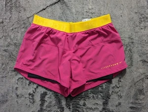 Nike Dri Fit Athletic Shorts Women's Size Medium Pink Live Strong - Imagen 1 de 12