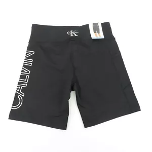 Calvin Klein pantaloncini da bici donna a vita alta grandi neri nuovi con etichette $39,50 - Foto 1 di 5