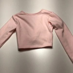Lisianthus Wrap Top Girls Size 140/5-6T Classic Thick Ballet Long Sleeve Stretch - Picture 1 of 10