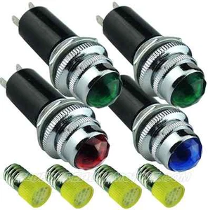 KIT DE LUCES DE TABLERO LED RETRO PARA HOT ROD RAT CHEV GM HOLDEN FX FJ CAMIÓN FORD WILLYS - Imagen 1 de 6