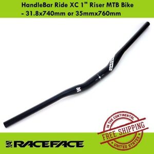 Race Face Ride XC HandleBar 1" Riser MTB Bike - 31.8x740mm or 35mmx760mm