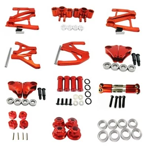 Fit For Traxxas 1/16 slash Rc Car aluminum alloy CNC metal Upgrade DIY parts Red - Picture 1 of 48