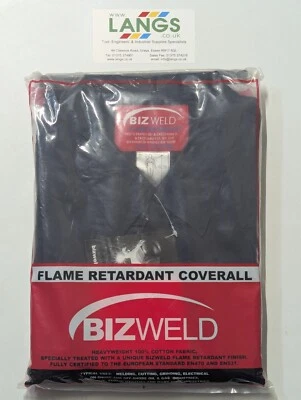 Portwest BIZ1 - Bizweld Flame Retardant Coveralls Navy - XXL - New & Unused