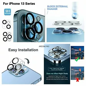 9H Camera Lens For iPhone 13 Pro MAX 11 12 Case Protector Tempered Glass Cover - Picture 1 of 6