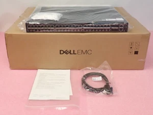 NEW Dell EMC S3048-ON RA 48x 1GbE RJ45 +4x 10GbE SFP+ Ports L2/3 1U Switch OS9 - Picture 1 of 14