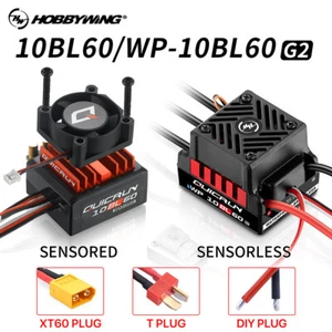 HobbyWing QuicRun 10BL60 60A Brushless ESC für 1/10 RC Drift Car Offroad Buggy - Bild 1 von 25