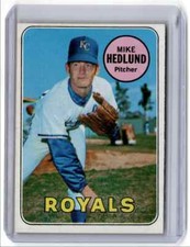1969 Topps Mike Hedlund Kansas City Royals #591