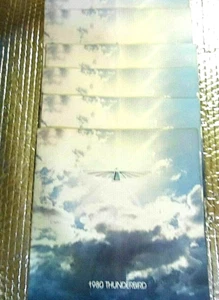 Lot of 7 Factory 1980 Ford Thunderbird Dealership paper Brochures FREE SHIPPING - Bild 1 von 2