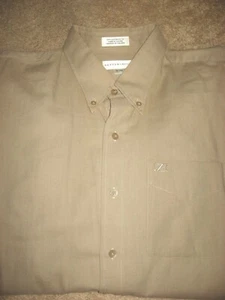 Mens Tan CUTTER & BUCK Long Sleeve Shirt XL - Picture 1 of 1