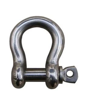 7/8” US TYPE 316 STAINLESS STEEL BOW SHACKLE 1" PIN BOAT MARINE CHAIN 11,000 LB - Picture 1 of 2