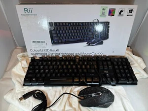 RII RK108/RM108 Wired Gaming Keyboard And Mouse - Bild 1 von 7