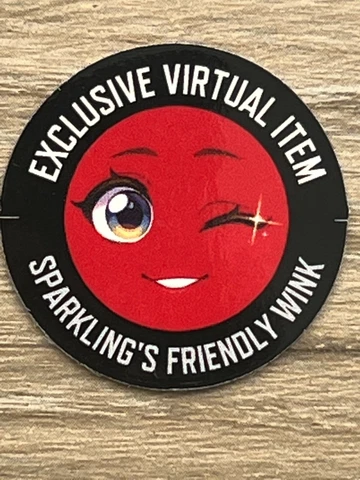 SPARKLINGS SPARKLING’S FRIENDLY WINK Virtual Code ONLY Roblox Series 10 CREATOR Cover