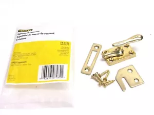 NEW! STANLEY CASEMENT WINDOW FASTENER, BRIGHT BRASS, 75-4023 - Picture 1 of 3