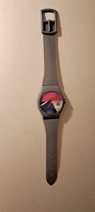 Reloj de Pulsera OXY NIGHT WATCH Vintage Años 80 Reloj de Pared 51" Largo Gris Plástico FUNCIONA - Imagen 1 de 4