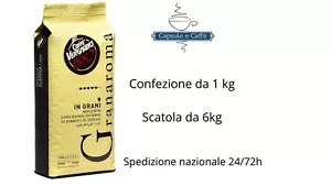 6 pacchi di Caffè Vergnano GranAroma in grani, pacchi da 1 kilo - Foto 1 di 8