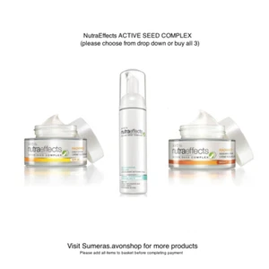 Avon NutraEffects Tagescreme, Nachtcreme, Schaumwäsche ~ Mehrfachkaufoptionen kostenloser Versand - Bild 1 von 6