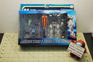 Bandai Advance MSIA Action Figure Strike Launcher Strike & Sword Strike Gundam - Picture 1 of 3