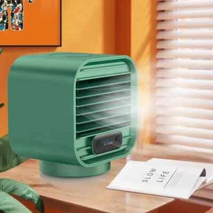 Portable Air Cooler Fan Household Mini Air Conditioner Humidifier Hydrocooling - Picture 1 of 12