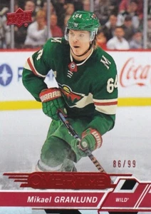 MIKAEL GRANLUND 18-19 2018-19 CUBIERTA SUPERIOR 2 OLA 3 HORAS EXTRAS ROJO #86/99 #94 SALVAJE - Imagen 1 de 1