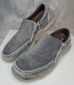 Roper Slip On Loafers Canvas Comfort Walking Shoe Mens Sidewalk Surfer Size 8 - Picture 1 of 15