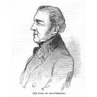 ANTHONY ASHLEY-COOPER Earl of Shaftesbury - antiker Druck 1844
