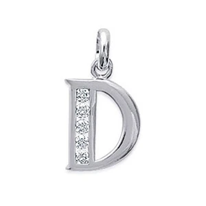 Pendentif Lettre "D" ARGENT et OZ NEUF - 18601104 - Picture 1 of 1