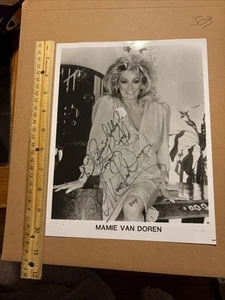 Foto d'epoca firmata e scritta Mamie Van Doren - bomba bionda sex icon - Foto 1 di 6